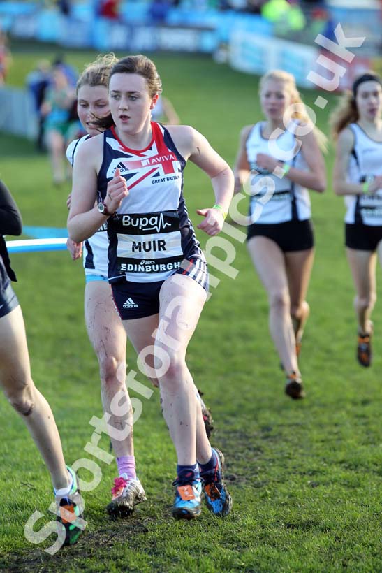 Junior Women, Laura Muir, BUPA Great Edinburgh Cross Country.